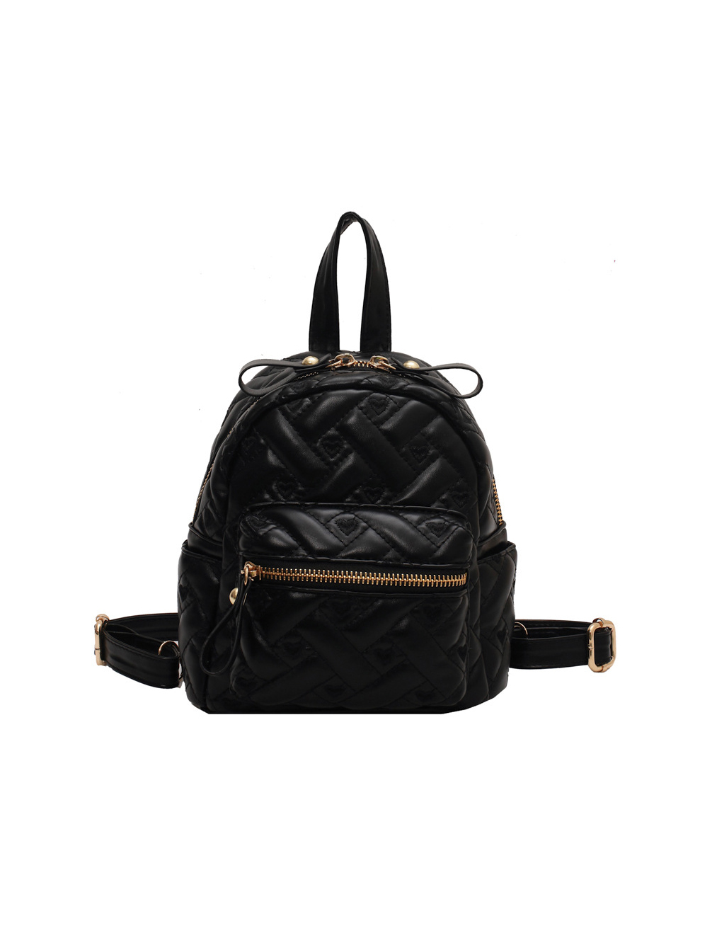 Preppy Style Heart Embroidery Backpack For Women