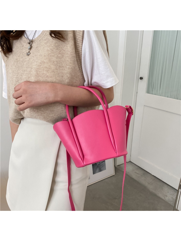 Casual Retro Pure Color Tote Bag