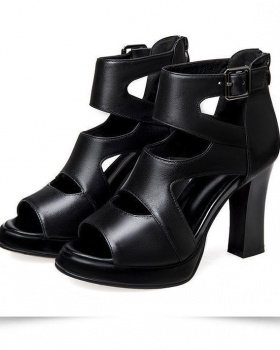 Summer high-heeled shoes all-match sandals for women