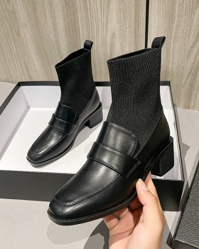 Middle-heel boots autumn and winter martin boots for women