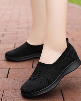 Large yard low shoes summer middle-aged lazy shoes for women