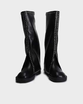 Fashion thin boots minority winter thigh boots